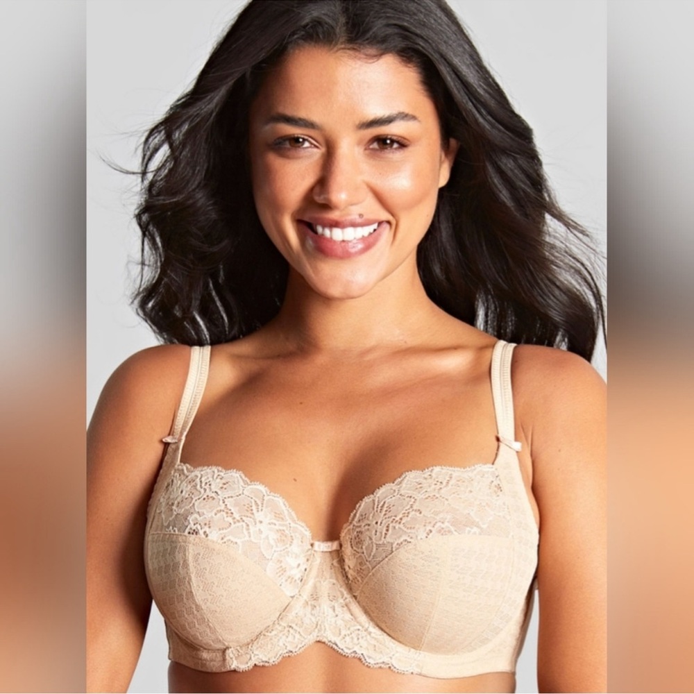 Panache Envy Side Support Balconette Bra Plus Size 32JJ Nude